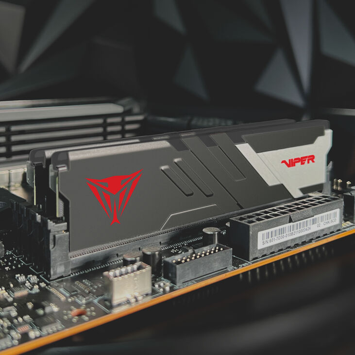 Patriot Viper Venom DDR5-6400 RAM, CL32, XMP 3.0 and EXPO - 32GB Dual Kit, black image number 8
