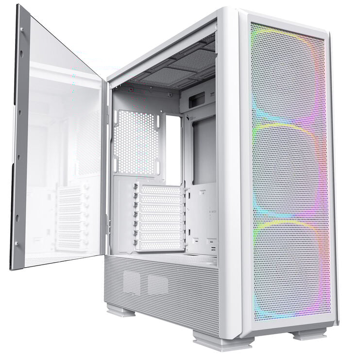 Montech SKY TWO GX Mid Tower, Tempered Glass - White image number 1