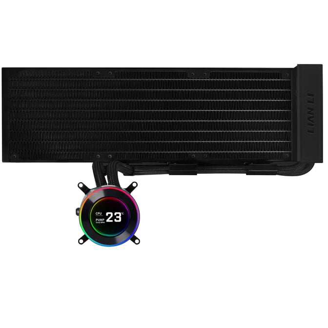 Lian Li HYDROSHIFT II LCD-C 360N Fanless ARGB AiO Wasserk&uuml;hlung - schwarz image number 0