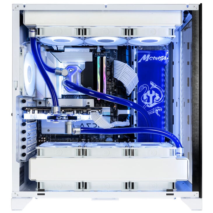 Gaming PC Blue Medusa XL, Intel Core i9-14900K, NVIDIA GeForce RTX 5080 - Custom Water Cooling image number 2