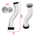 Virpil Controls Flightstick Extension - 200 mm image number null