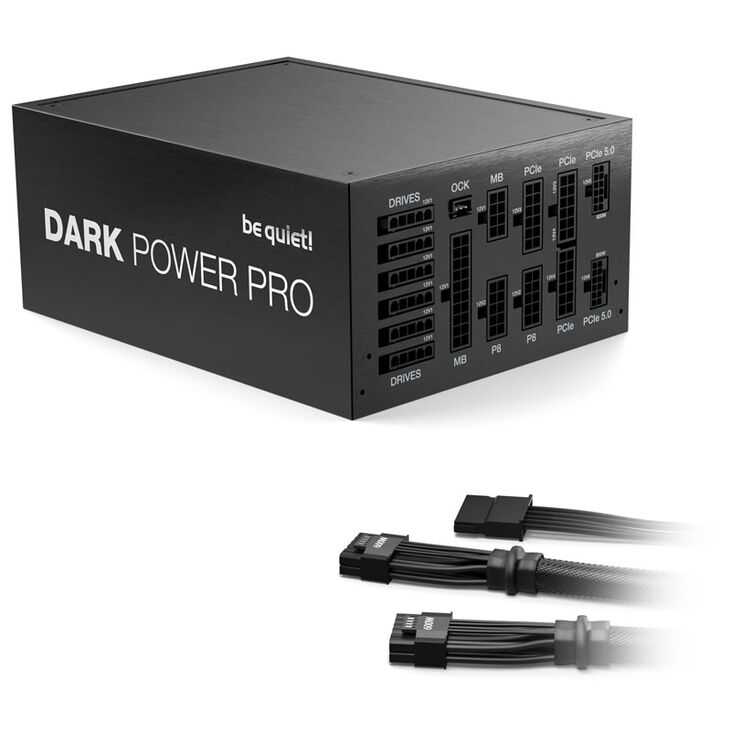 be quiet! Dark Power Pro 13 80 PLUS Titanium Netzteil, ATX 3.1, PCIe 5.1 - 1.600 Watt image number 2