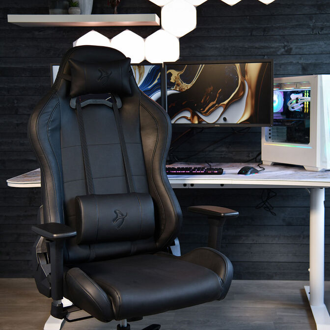 Arozzi Torretta Gaming Stuhl, PU-Leder - schwarz image number 8
