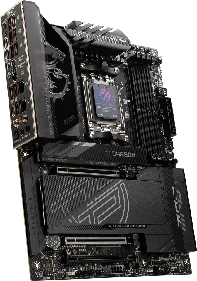 MSI MPG X870E Carbon WiFi Mainboard, Sockel AM5, AMD X870E, ATX, DDR5 image number 6