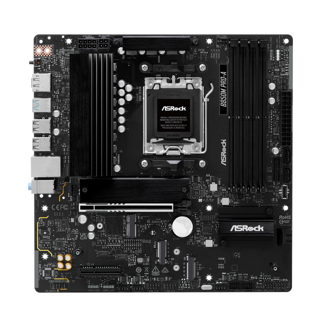 ASROCK B850M Pro-A motherboard, socket AM5, AMD B850, Micro-ATX, DDR5 image number 5