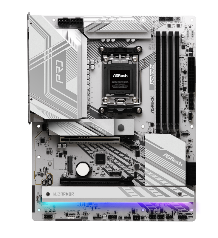 ASRock X870 Pro RS Mainboard, Sockel AM5, AMD X870, ATX, DDR5 image number 4