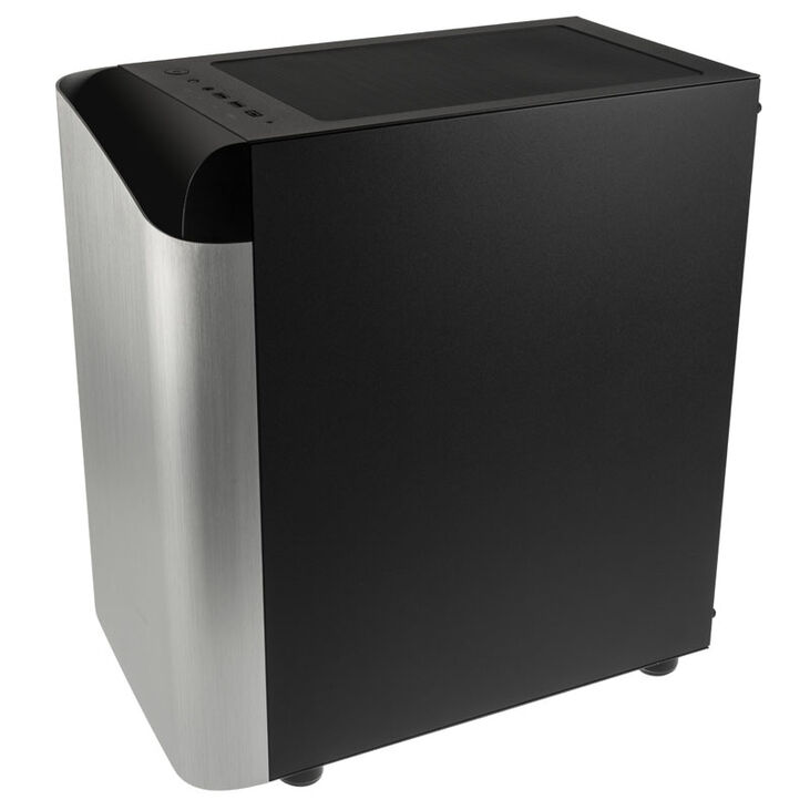 SilverStone Seta A1 Midi-Tower, Tempered Glass - schwarz/silber image number 2