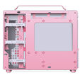 Jonsplus Z20 Micro-ATX Geh&auml;use, mit Tragegriff - wei&szlig;/pink image number null