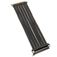 Kolink PCIe 5.0 Riser-Kabel, 180 Grad, x16 - schwarz, 300mm