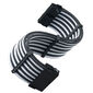 SilverStone ATX 24-Pin-Kabel, 300mm - Schwarz/Weiß