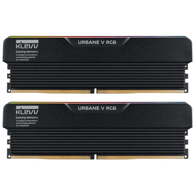 KLEVV URBANE V RGB DDR5-6000 RAM, CL30, XMP 3.0 & EXPO - 32 GB Dual-Kit, schwarz image number 0