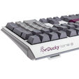Ducky One 3 Mist Grey Gaming Keyboard, RGB LED - MX-Silent-Red (US) image number null