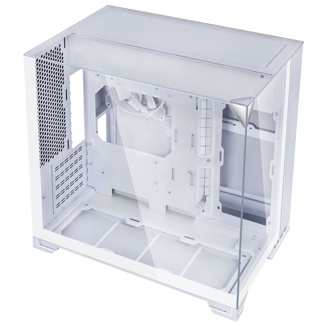 Lian Li O11 Vision-M PC Case, Micro-ATX, Tempered Glass - White image number 1