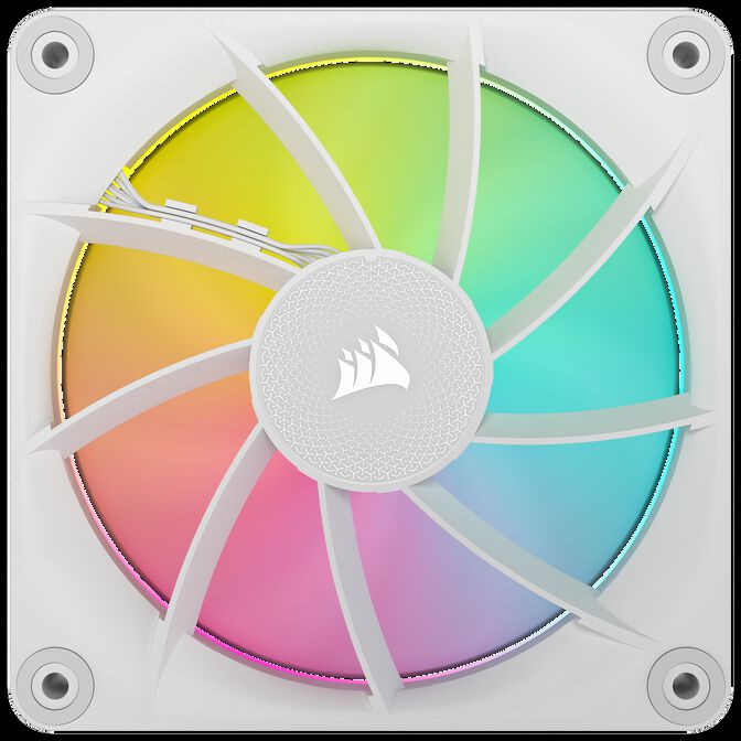 Corsair iCUE Link LX140 RGB, PWM Fan, 2-pack - 140mm, white image number 3