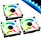 InWin Aurora RGB-LED fan, 120mm, 3-pack - black/white