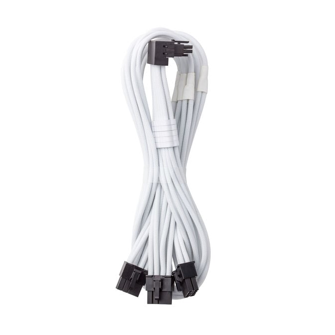 CableMod C-Series Pro Anschlusskabel - Variante A, 90&deg;, 16-Pin zu 3x 8-Pin PCIe, wei&szlig; image number 0