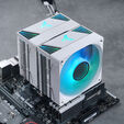 Jonsbo CR-3000 CPU-K&uuml;hler, ARGB - wei&szlig; image number null