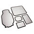 Demciflex Staubfilter Set für Corsair 600T - schwarz/schwarz image number null