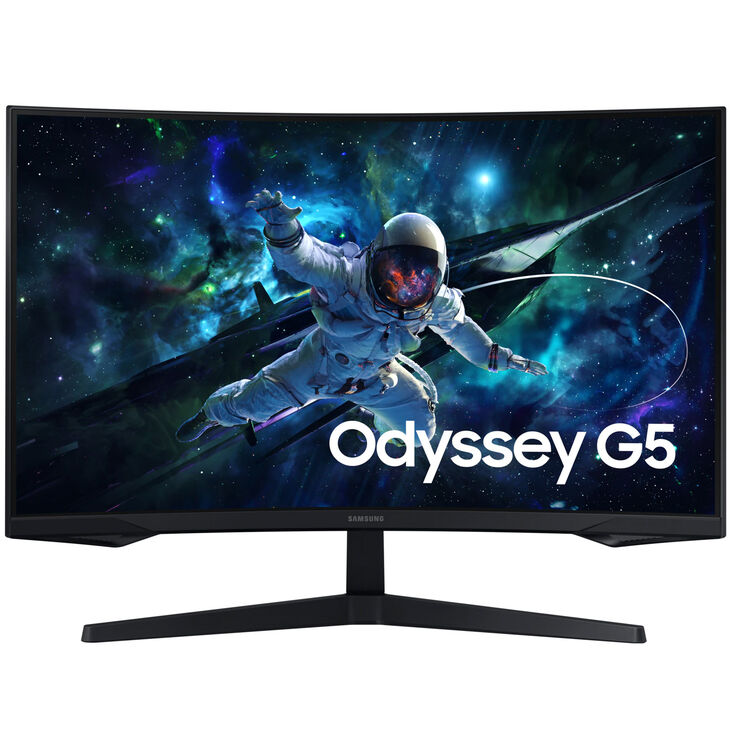 Samsung Odyssey G5 G55C (2024), 32 inch Curved Gaming Monitor, 165 Hz, VA, FreeSync Premium image number 1