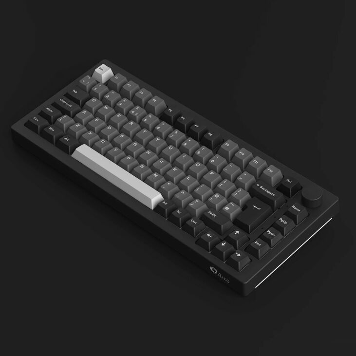 AKKO 5075B Gaming Tastatur, RGB - Rosewood Switches, ISO DE/UK/Nordic, schwarz & silber image number 3
