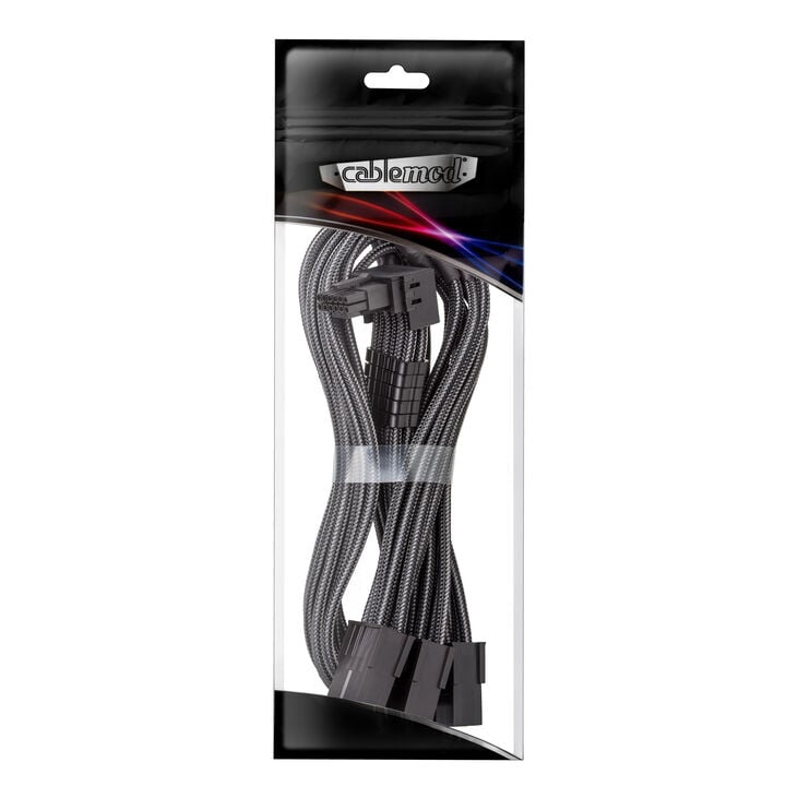 CableMod Pro ModMesh 90° 12V-2x6-Kabel, 3x 8-Pin, StealthSense – carbon, var. A image number 3
