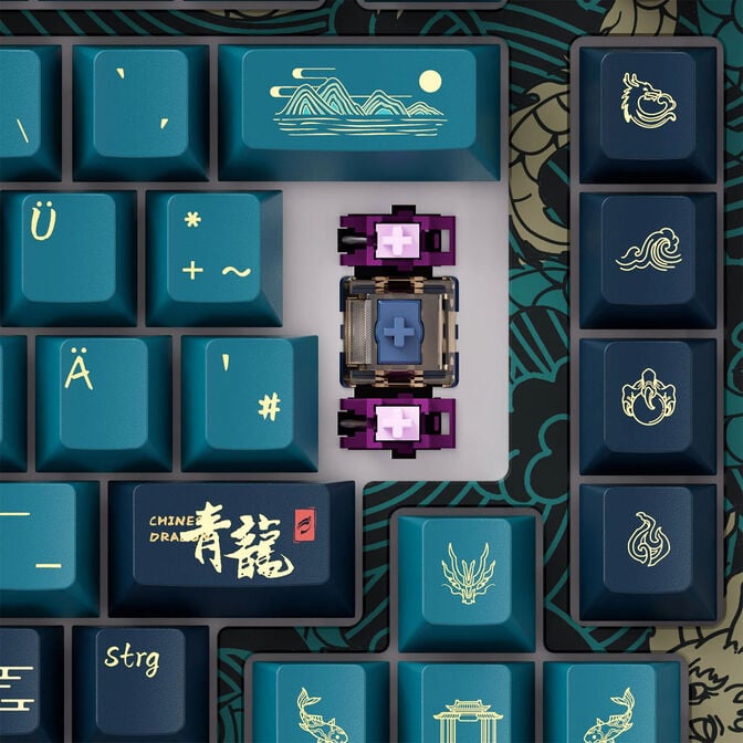 AKKO MOD 007B V3 HE "Year of the Dragon" Gaming Tastatur, RGB - Astrolink Switch, ISO-DE/UK image number 10