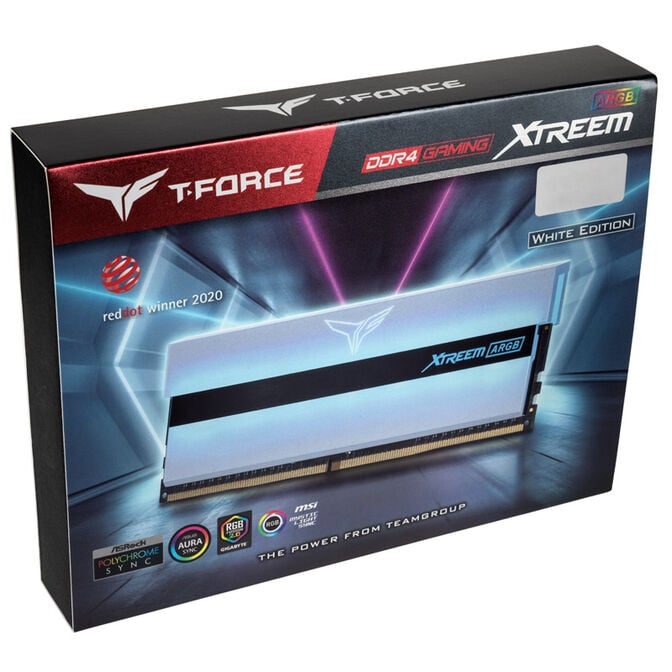 Team Group T-Force Xtreem ARGB, DDR4-4000, CL18 - 16 GB Dual Kit, white image number 8