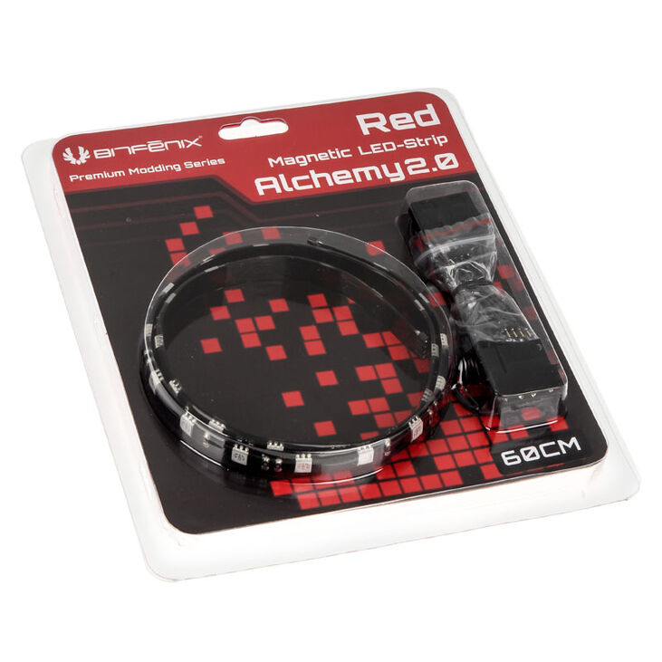 BitFenix Alchemy 2.0 Magnetic LED-Strip - 60cm, 30 LEDs, rot image number 4