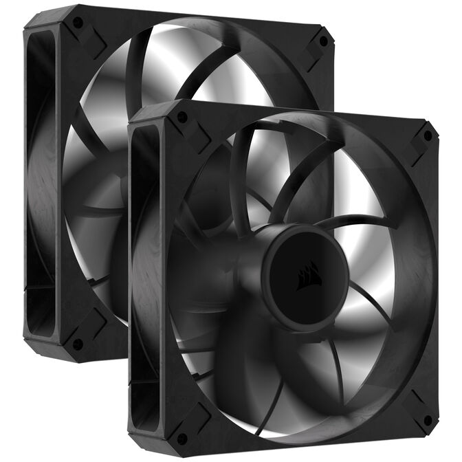 Corsair RS Series RS140 Max PWM L&uuml;fter - 140mm, schwarz, 2er-Pack image number 1