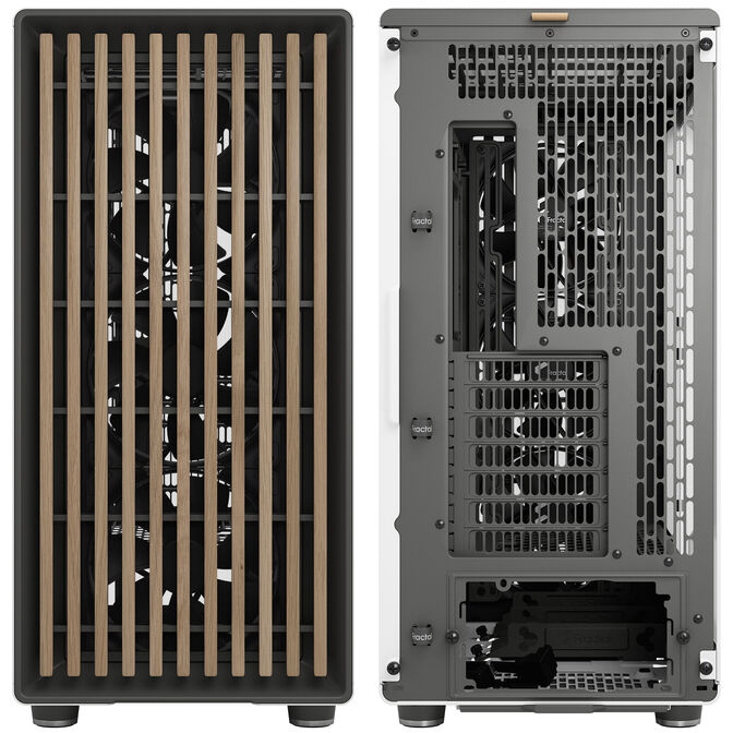 Fractal Design North XL RC Chalk TG Clear PC-Geh&auml;use, Midi-Tower, ATX, Tempered Glass - wei&szlig; image number 10