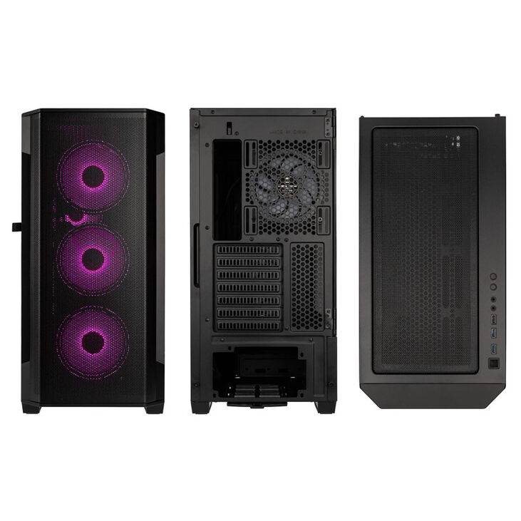 Kolink Observatory Y Mesh ARGB Midi-Tower - schwarz image number 3