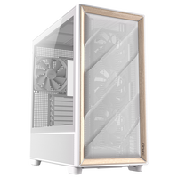 Antec Flux PC Case, Mid Tower, E-ATX, Tempered Glass – white