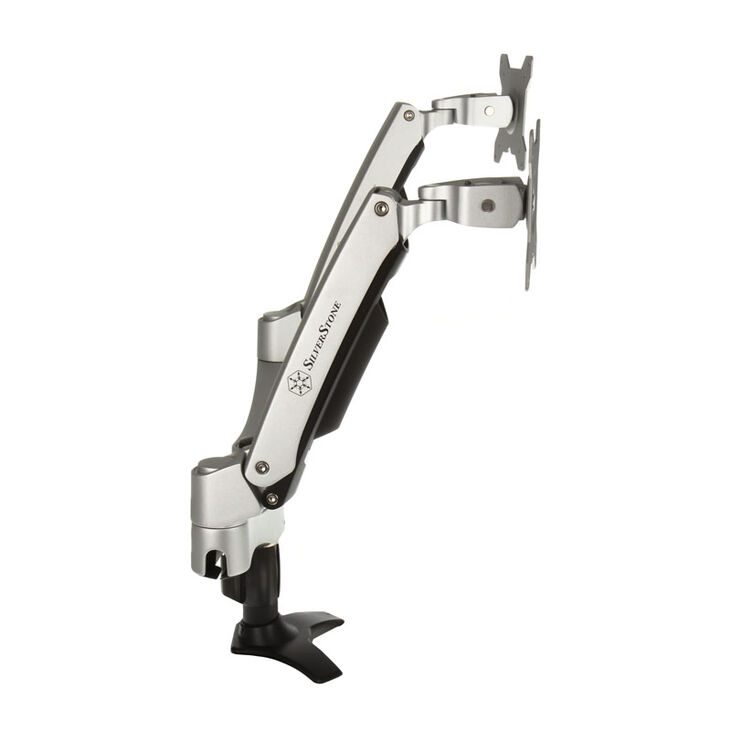 SilverStone SST-ARM22SC Dual Monitorhalterung - silber image number 2