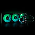 EK Water Blocks EK-Nucleus AIO CR360 Lux D-RGB AiO Wasserk&uuml;hlung - 360mm, schwarz image number null