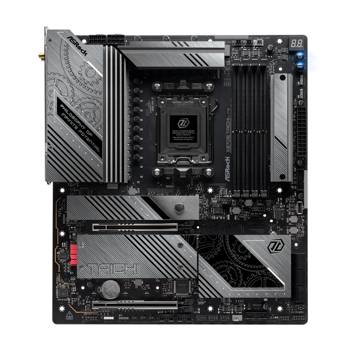 ASRock X870E Taichi Lite motherboard, Socket AM5, AMD X870E, EATX, DDR5 image number 3