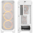 Fractal Design Meshify 3 RGB TG Clear PC-Geh&auml;use, Midi-Tower, E-ATX - wei&szlig; image number null