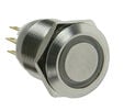 Lamptron Vandalism Switch 19mm - Silverline - red image number null