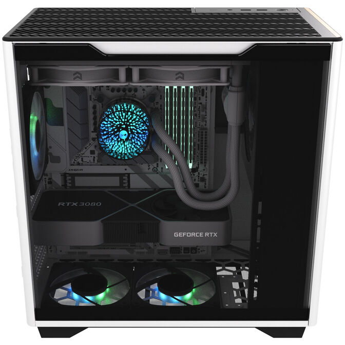 InWin A5 Mid Tower Tempered Glass - White image number 4