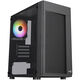 Aerocool Hexform-G-BK-v2 Midi-Tower, Tempered Glass - schwarz