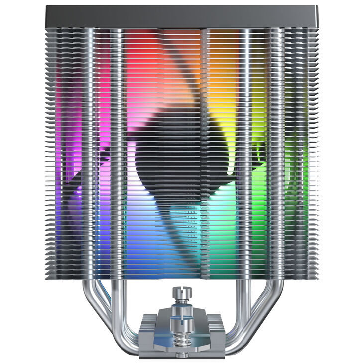 Montech NX400 Black CPU Cooler, ARGB - 120mm, black image number 4