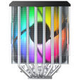Montech NX600 ARGB CPU K&uuml;hler, Dual Tower- 2x 120mm, schwarz image number null