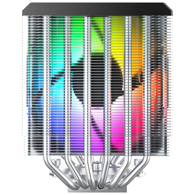 Montech NX600 ARGB CPU K&uuml;hler, Dual Tower- 2x 120mm, schwarz image number 4