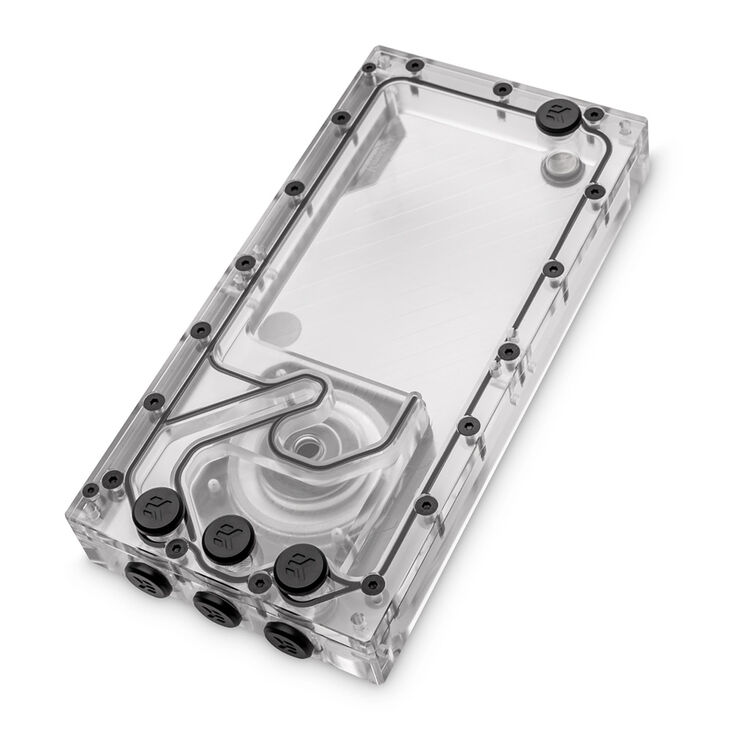 EK Water Blocks EK-Quantum Kinetic3 FLT D5 PWM Reservoir-Pump Combo - 240mm, D-RGB, Acrylic image number 0