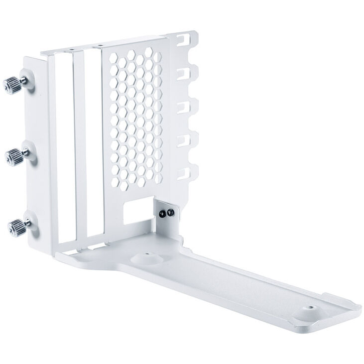 PHANTEKS Vertical GPU Bracket II + PCI-E 4.0 x16 riser ribbon cable, 22 cm - white image number 3