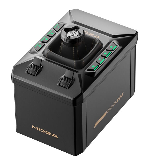 MOZA AB6 Flight Simulator Bundle, 6Nm Force Feedback, ARGB - schwarz image number 7