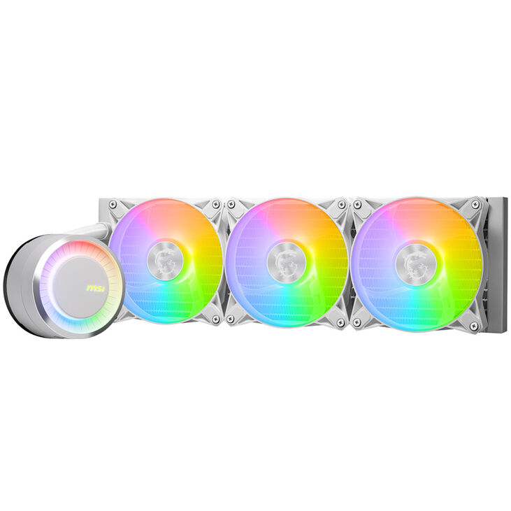 MSI MAG Coreliquid E360 White Complete Water Cooling - 360 mm image number 4