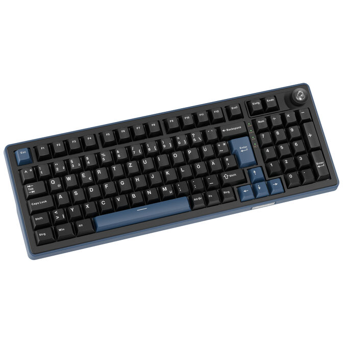 Ducky OK-M 98 Gaming-Tastatur, 98%, Hot-Swap-f&auml;hig, RGB, ISO - KTT Tactile image number 1