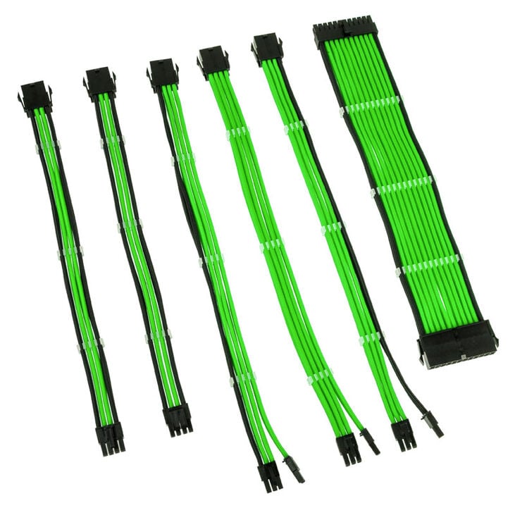 Kolink Core Adept Braided Cable Extension Kit - Green image number 1