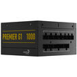 AeroCool Premier G1 80 PLUS Gold Power Supply, PCIe 5.1, ATX 3.1 - 1000 Watt, black image number null