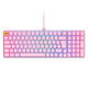 Glorious GMMK 2 Full-Size Tastatur - Fox Switches, DE-Layout, pink